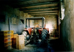 Apartment Priora at Casa Carotondo in Le Marche, Italyused to be a tractor shed in 2003.