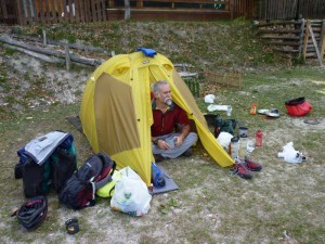 Camping at Lago di Fiastra