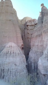 A chasm in the rocks - the Quebrada at Cafayate