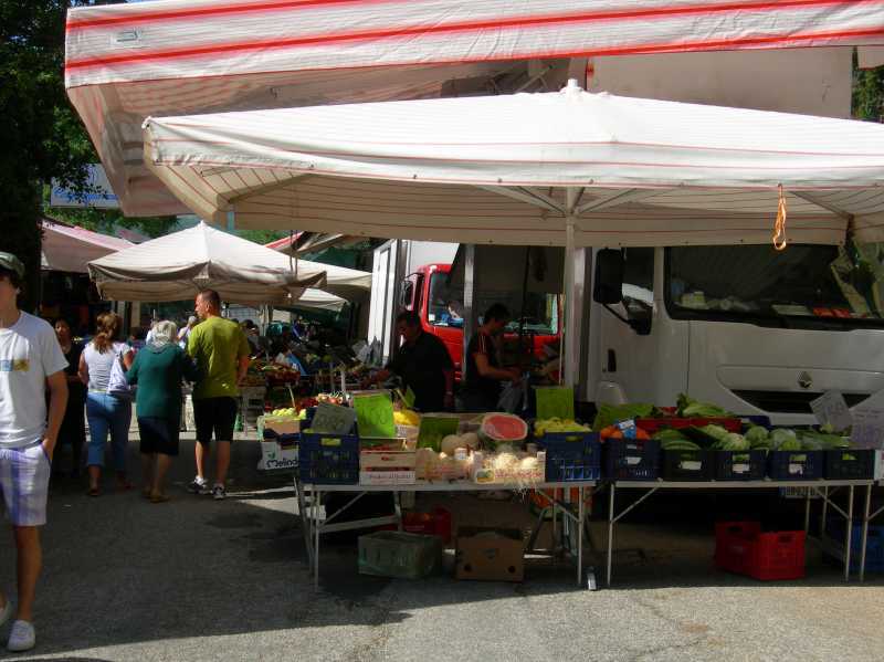 Der Markt in Sarnano